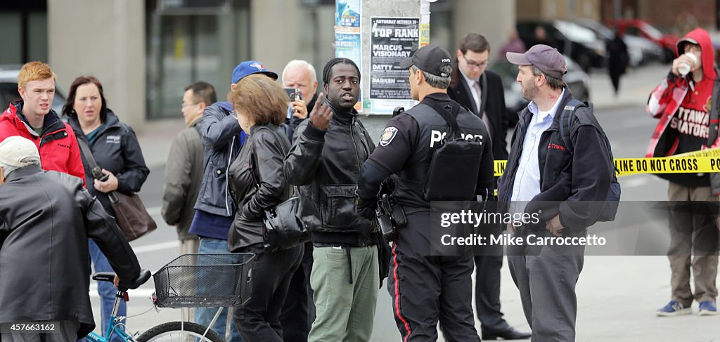 Shooting In Ottawa At City's War Memorial And Near Parliament Hill