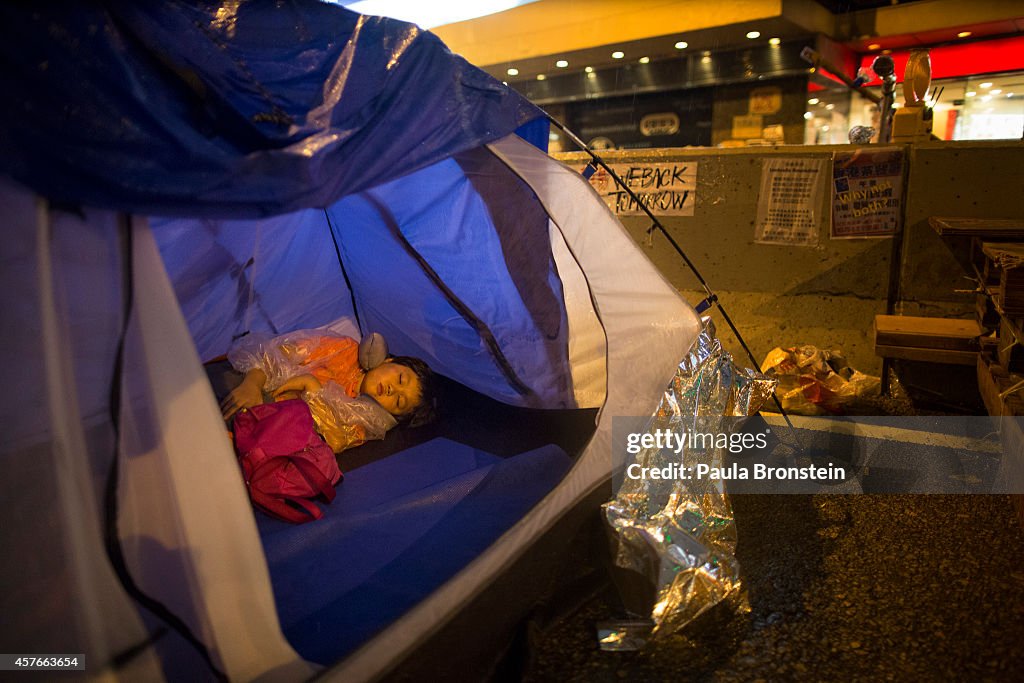 Students Continue To Protest In Hong Kong Following Negotiation Talks