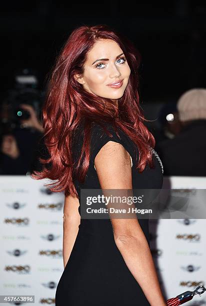 Amy Childs attends the MOBO Awards at SSE Arena on October 22, 2014 in London, England.