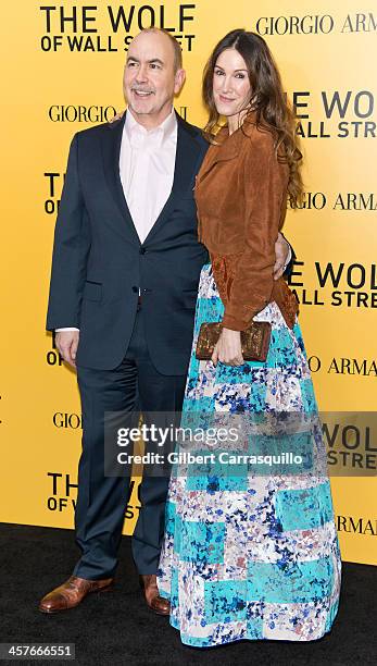 Writer Terence Winter and Rachel Winter attend the "The Wolf Of Wall Street" premiere at Ziegfeld Theater on December 17, 2013 in New York City.