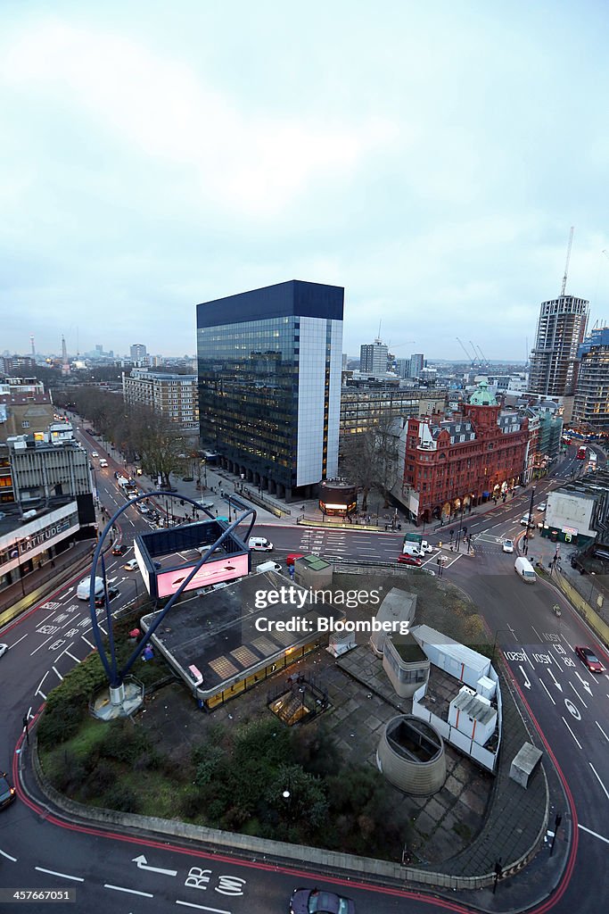 General Views Of London's Old Street Silicon Roundabout