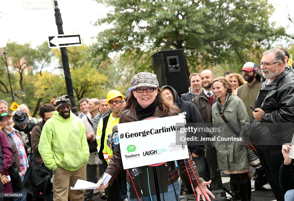 George Carlin Way Unveiling Ceremony