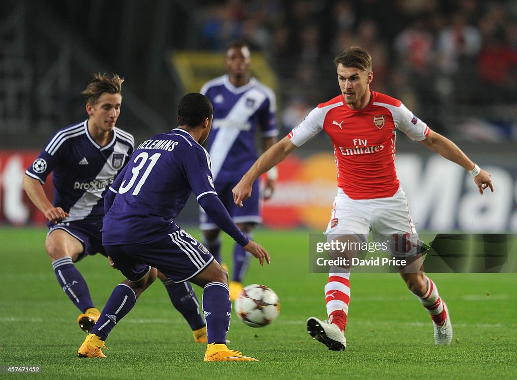 RSC Anderlecht v Arsenal FC - UEFA Champions League