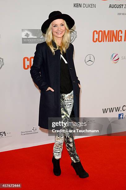 Janin Reinhardt attends the 'Coming In' Premiere at Cinemaxx on October 22, 2014 in Berlin, Germany.