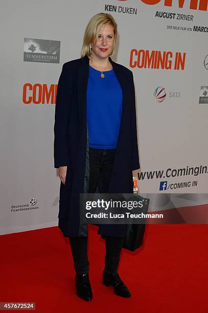 Anika Decker attends the 'Coming In' Premiere at Cinemaxx on October 22, 2014 in Berlin, Germany.