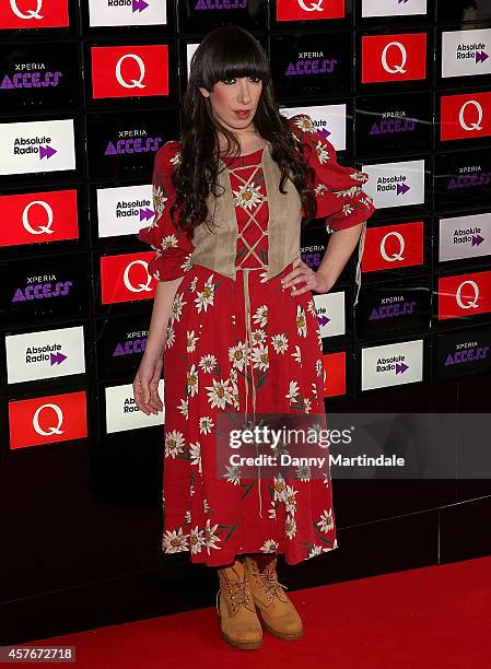 Lady Starlight attends the Q Awards at The Grosvenor House Hotel on October 22, 2014 in London, England.