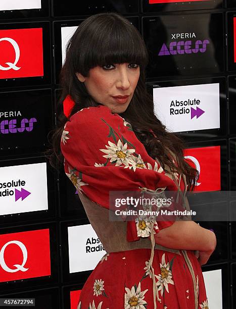 Lady Starlight attends the Q Awards at The Grosvenor House Hotel on October 22, 2014 in London, England.