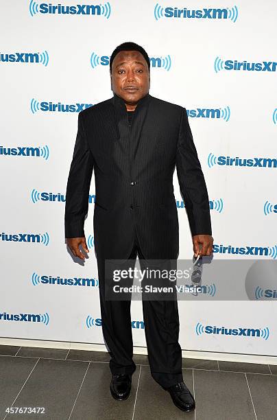 Musician George Benson visits SiriusXM Studios on October 22, 2014 in New York City.