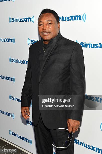 Musician George Benson visits SiriusXM Studios on October 22, 2014 in New York City.