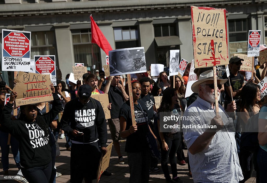 Protesters Rally In Oakland Against Police Brutality