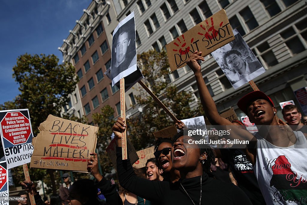 Protesters Rally In Oakland Against Police Brutality