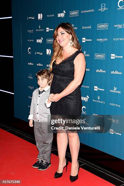 Guest attends "Un'Altra Storia" Charity Event Benefiting Doppia Difesa Arrivals during the 9th Rome Film Festival at Auditorium Parco Della Musica on...