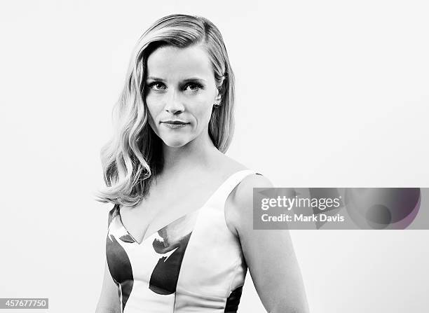 Actress Reese Witherspoon poses for a portrait at the 28th American Cinematheque Award Honoring Matthew McConaughey on October 21, 2014 in Beverly...