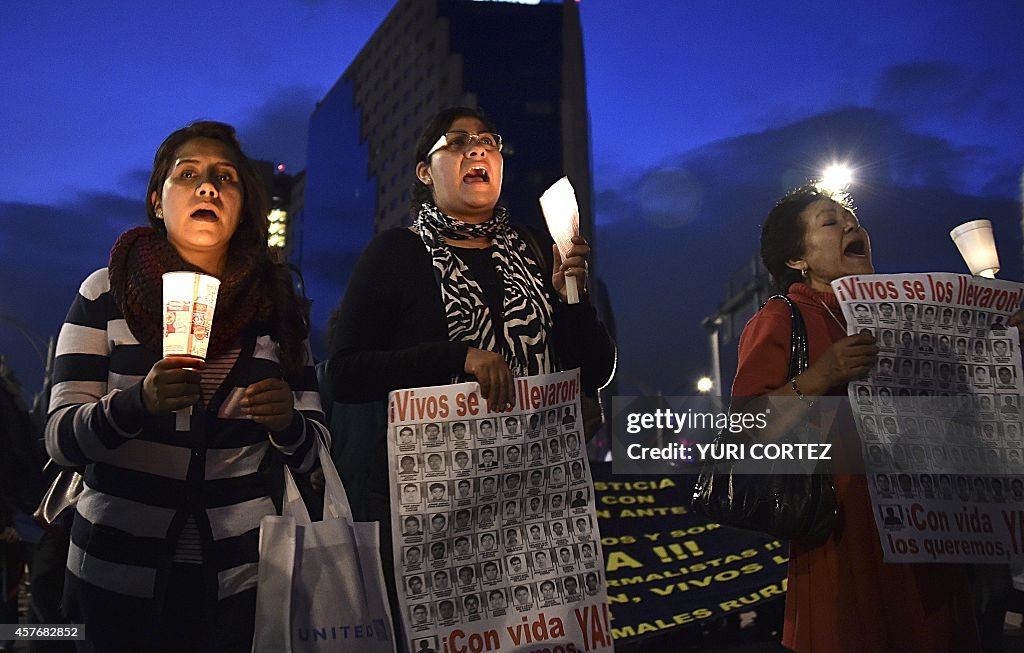 MEXICO-CRIME-STUDENTS-PROTEST