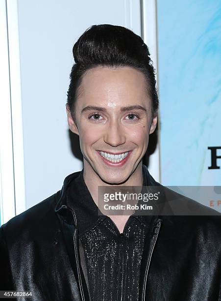 Johnny Weir attends "Two Russia With Love" New York Premiere at The Paramount Screening Room on October 22, 2014 in New York City.