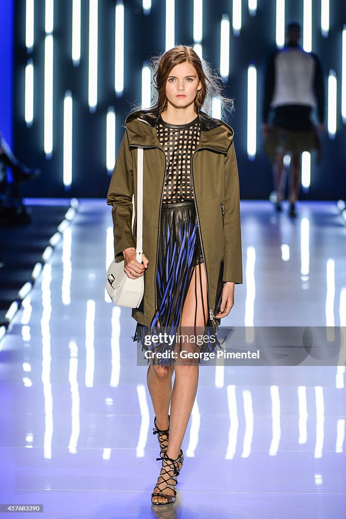 World MasterCard Fashion Week Spring 2015 Collections In Toronto - Mackage - Runway