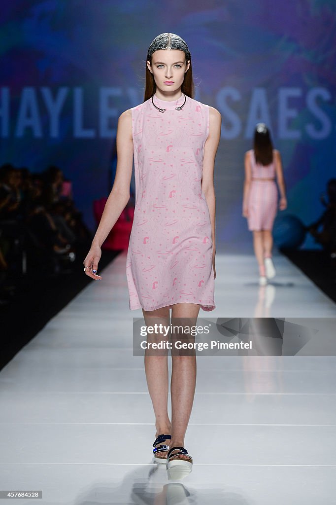 World MasterCard Fashion Week Spring 2015 Collections In Toronto - Hayley Elsaesser - Runway