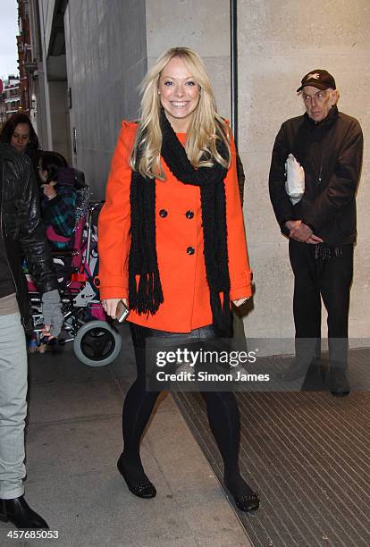 Liz McClarnon sighting on December 18, 2013 in London, England.