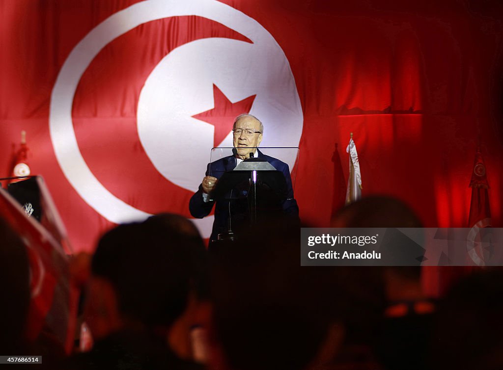 Nidaa Tounes electoral campaign rally in Sousse