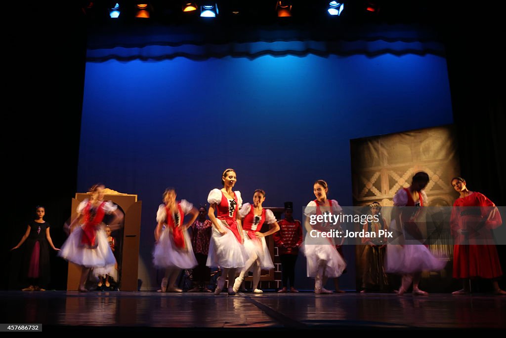 Ballet Coppelia peformed in Amman with seventy five Jordanian young ballet dancers