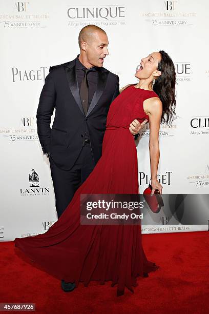 Nigel Barker and wife Cristen Barker attend the American Ballet Theatre 2014 Opening Night Fall Gala at David H. Koch Theater at Lincoln Center on...