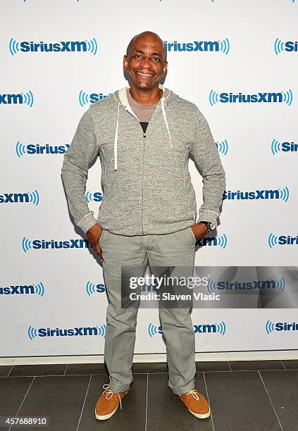 Pianist Sergio George visits SiriusXM Studios on October 22, 2014 in New York City.