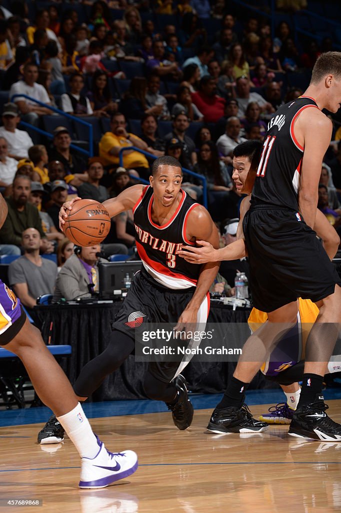 Portland Trail Blazers v Los Angeles Lakers