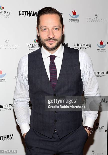 Steve Feratovic attends Gotham Magazine Celebrates Cover Star Henrik Lundqvist At Wolfgang's Steakhouse on October 22, 2014 in New York City.