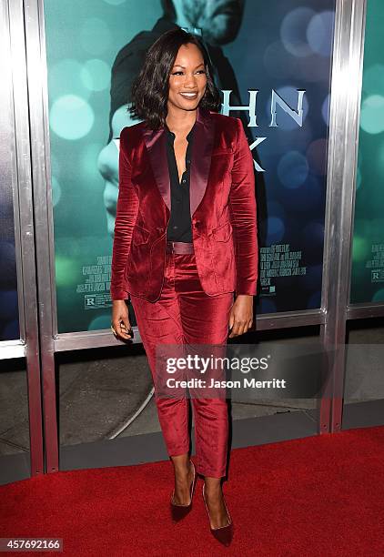 Actress Garcelle Beauvais attends Summit Entertainment's premiere of "John Wick" at the ArcLight Hollywood on October 22, 2014 in Hollywood,...