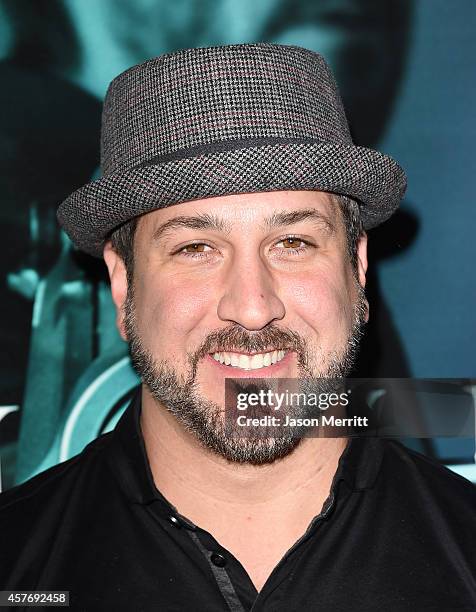 Actor Joey Fatone attends Summit Entertainment's premiere of "John Wick" at the ArcLight Hollywood on October 22, 2014 in Hollywood, California.