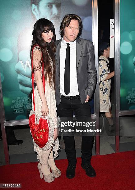 Actress Ciscandra Nostalghia and musician Tyler Bates attend Summit Entertainment's Ciscandra Nostalghia and music by Tyler Bates premiere of "John...