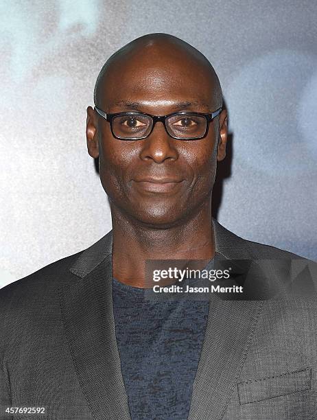 Lance Reddick attends Summit Entertainment's premiere of "John Wick" at the ArcLight Hollywood on October 22, 2014 in Hollywood, California.