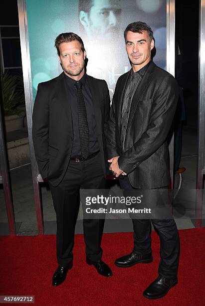 Director David Leitch and Director Chad Stahelski attend Summit Entertainment's premiere of "John Wick" at the ArcLight Hollywood on October 22, 2014...