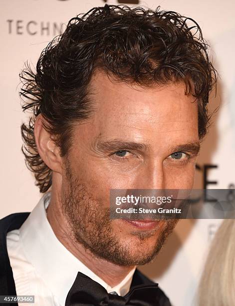 Matthew McConaughey arrives at the American Cinematheque 28th Annual Award Presentation To Matthew McConaughey 2014 at The Beverly Hilton Hotel on...