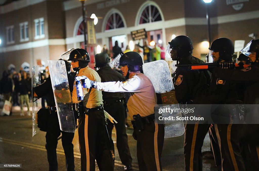Activists March In Ferguson On Nat'l Day Of Action Against Police Brutality