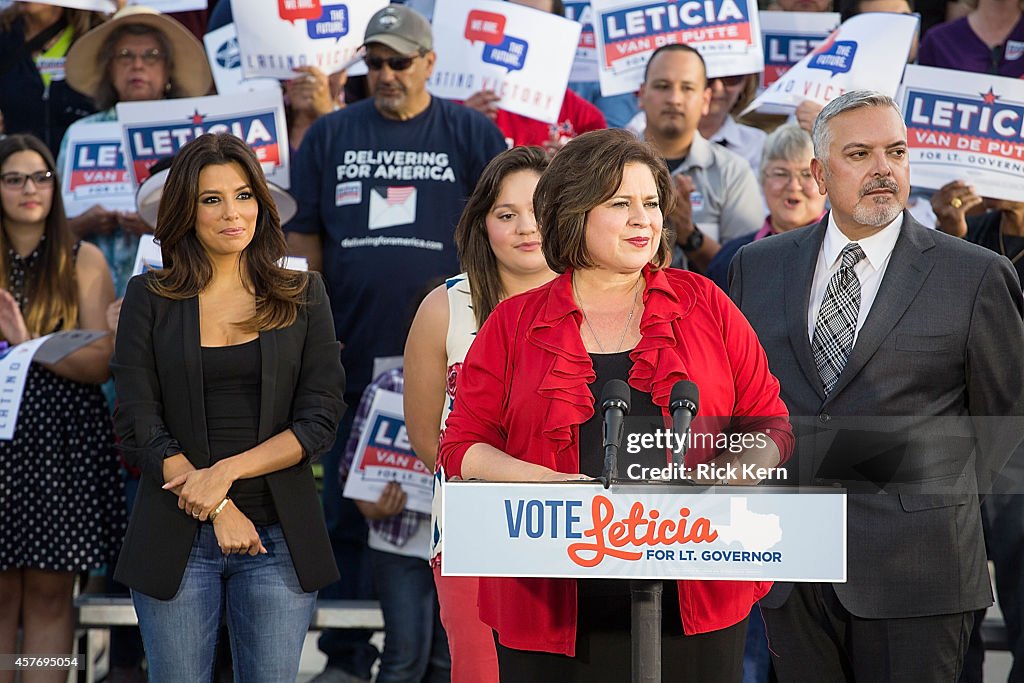Latino Victory Project Co-Founder Eva Longoria Rallies Voters In San Antonio