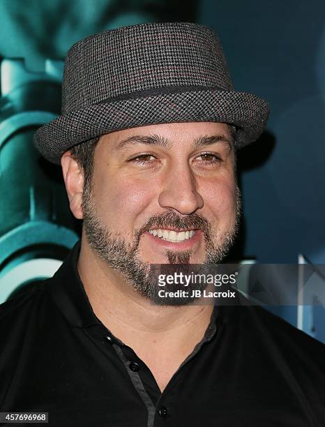 Joey Fatone attends Summit Entertainment's premiere of 'John Wick' at the ArcLight Theater on October 22, 2014 in Hollywood, California.