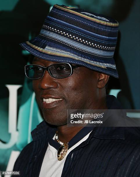 Wesley Snipes attends Summit Entertainment's premiere of 'John Wick' at the ArcLight Theater on October 22, 2014 in Hollywood, California.