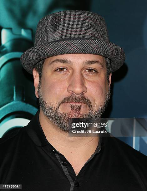 Joey Fatone attends Summit Entertainment's premiere of 'John Wick' at the ArcLight Theater on October 22, 2014 in Hollywood, California.