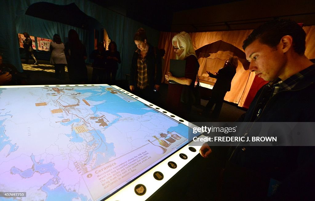 US-HISTORY-EXHIBITION-SILK ROAD
