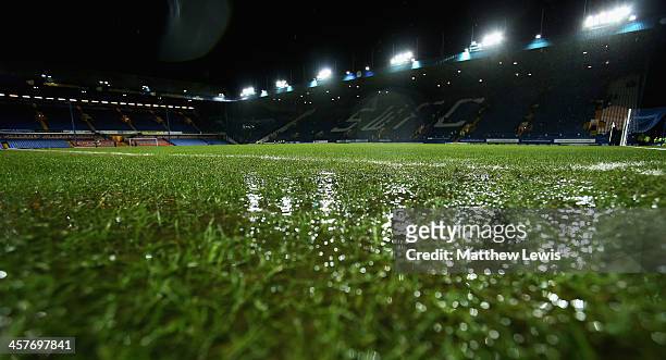The match between Sheffield Wednesday and Wigan Athletic is called off, due to a waterlogged pitch during the Sky Bet Championship match between...