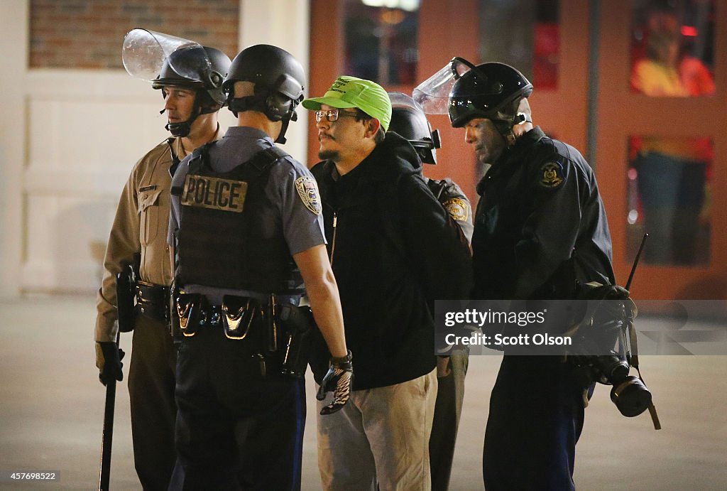 Activists March In Ferguson On Nat'l Day Of Action Against Police Brutality