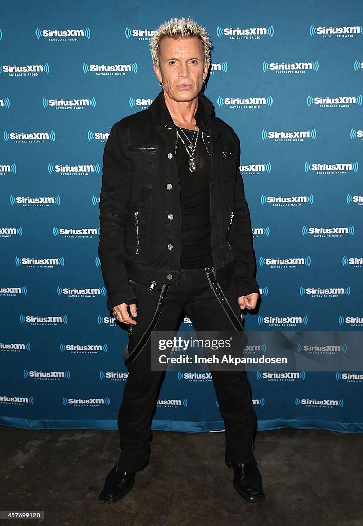 Billy Idol Performs For SiriusXM's Artist Confidential Series At The Troubador In Los Angeles
