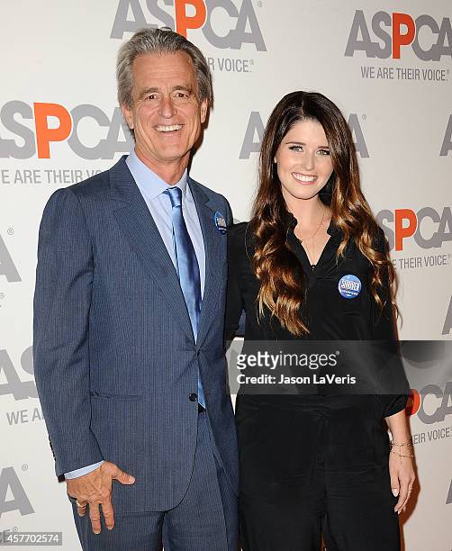 Bobby Shriver and Katherine Schwarzenegger attend the ASPCA event on October 22, 2014 in Bel Air, California.