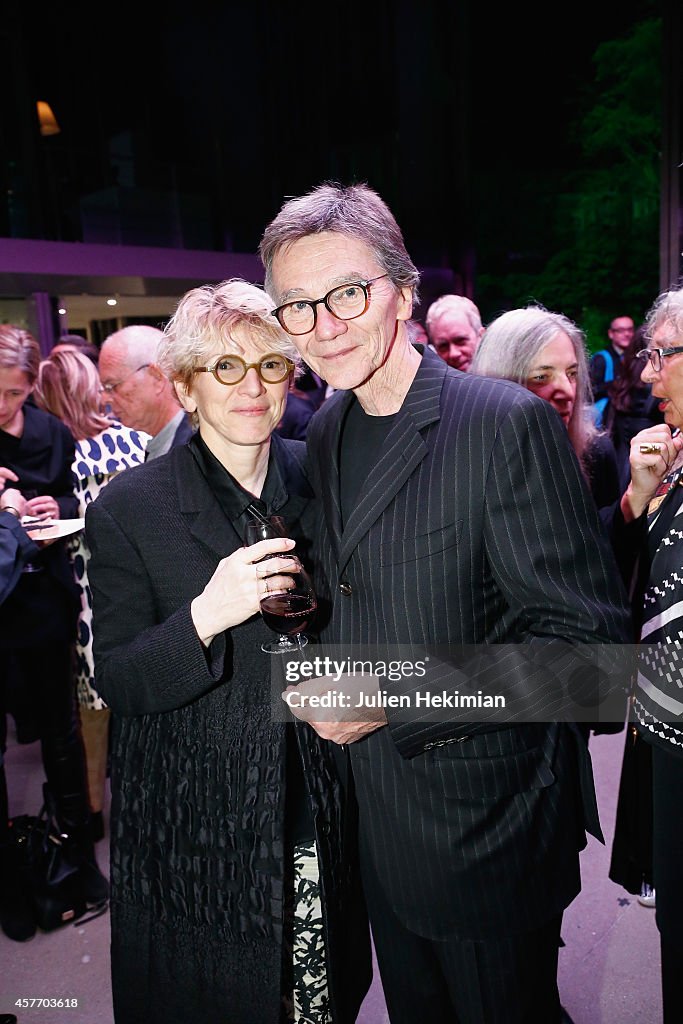 Agnes Anakis and Stephane Paoli attend the 'Fondation Cartier Pour