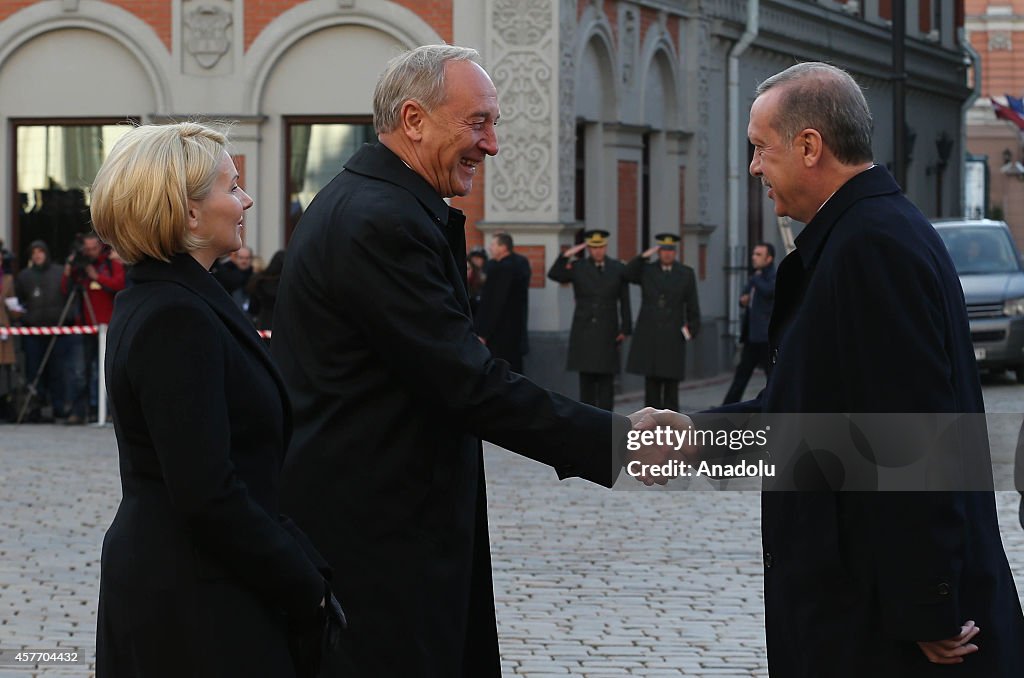 Turkish President Erdogan's official visit to Latvia