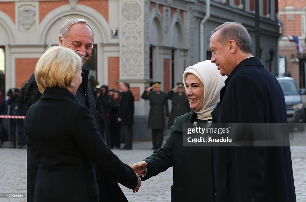 Turkish President Erdogan's official visit to Latvia