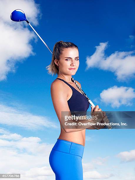 Pro golfer Lexi Thompson is photographed for Golf Punk magazine on June 3, 2014 in Palm Beach, Florida.