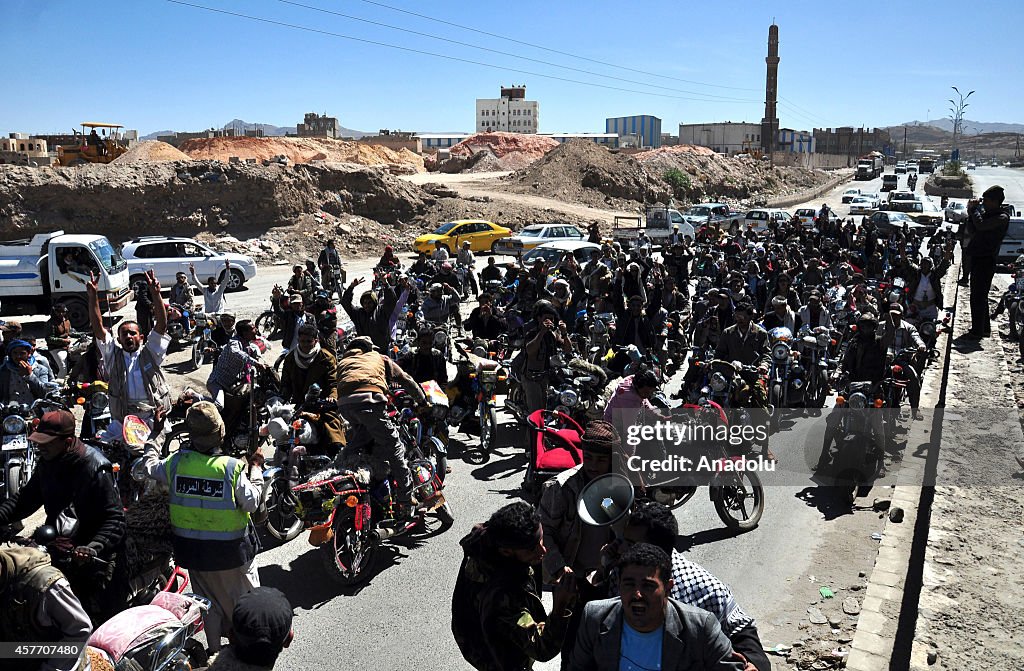 Protests against motorcycle ban in Yemen
