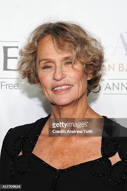 Lauren Hutton attends the American Ballet Theatre 2014 Opening Night Fall Gala at David H. Koch Theater at Lincoln Center on October 22, 2014 in New...